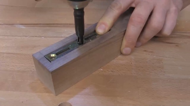 Rockler 4” x 5/8" Bed Rail Brackets (4-Pack) - Wrought Steel Bed Rail Fasteners – Easy to Assemble Bed Frame Hardware & Bed Hardware – Heavy Duty Fasteners & Bed Brackets for DIY Assembly