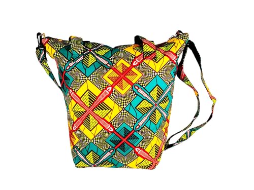 DC1 AFRICAN ETHNIC TRIBAL FABRIC TRAVELLING BAG BXX3