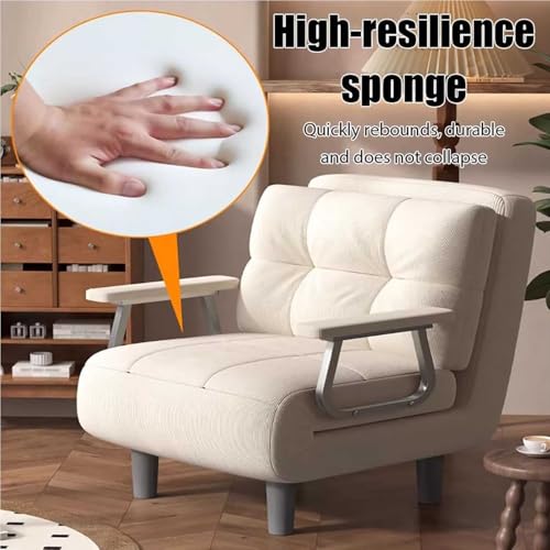 Sofá cama convertible 3 en 1 con diseño que ahorra espacio y cojín incluido 5