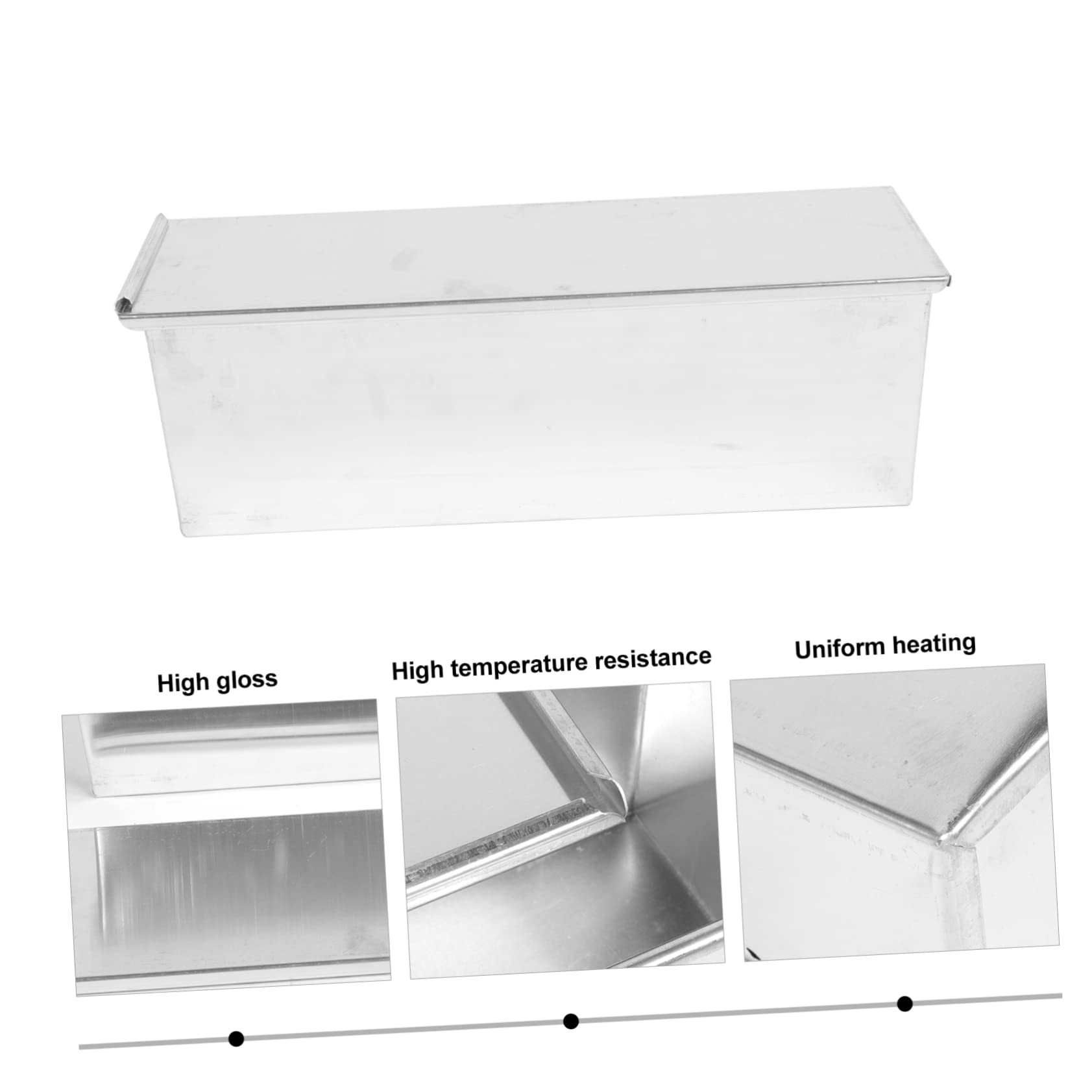 COLLBATH 1stück Toastbackform Mit Deckel Antihaft Toastform Für Brot Und Kuchen Für Zuhause Und Küche Kapazität Aus Hochwertigem Leicht Zu Reinigen