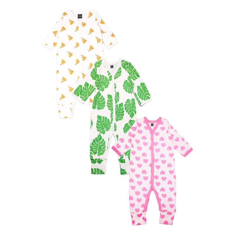 Kidbea 100% Organic Cotton Rompers Sleepsuits Jumpsuit Night Suits for Infants Newborn Baby Boys & Girls