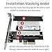 Bejavr M.2 NVME to PCIe 3.0/4.0 x4 Adapter, NVME/AHCI SSD to PCIe Expansion Card with Aluminum Heatsink Solution, Supports PCI-Express X4 X8 X16 Slots