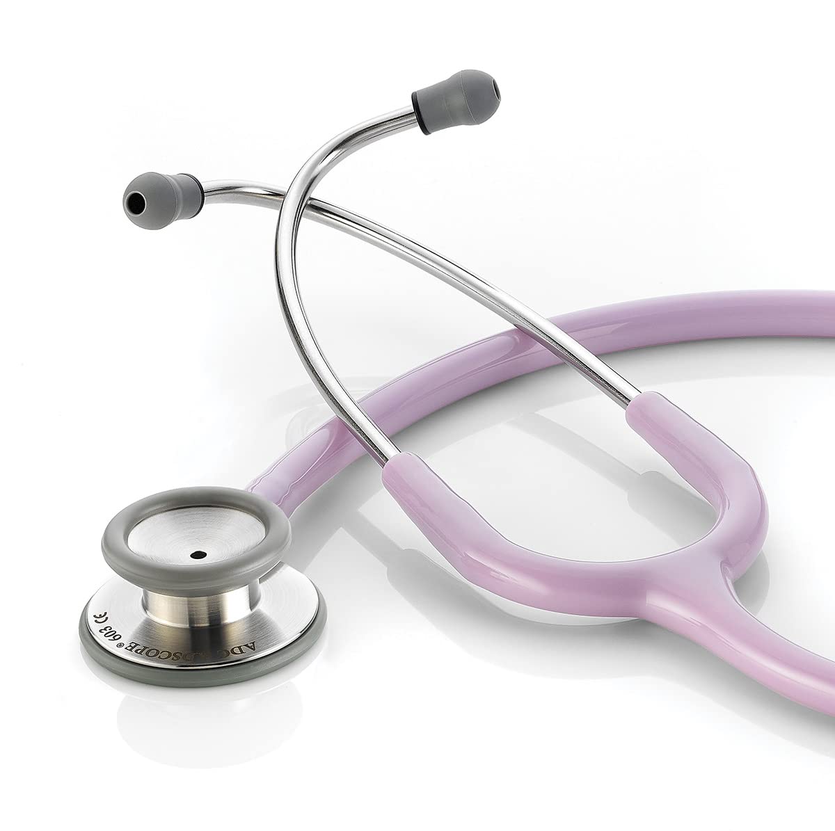 ADC Adscope 603 Diagnostic Clinician Stethoscope, AFD Tunable Technology Lavender
