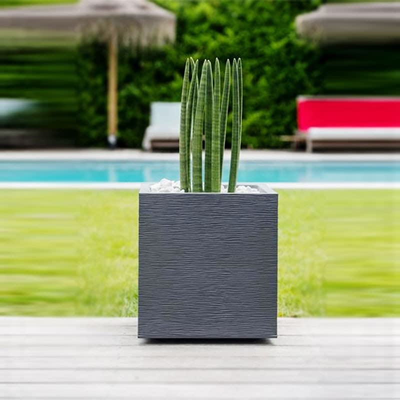 Pot carré Graphit EDA 31L pour protéger vos plantes du gel - 3