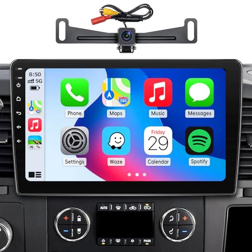 Car Stereo Radio Upgrade for Chevy Silverado 2007-2013 Tahoe GMC Sierra Yukon Replacement Android 15 Head Unit with 10 Inch Touch Screen CarPlay Android Auto Backup Camera(2+64G)