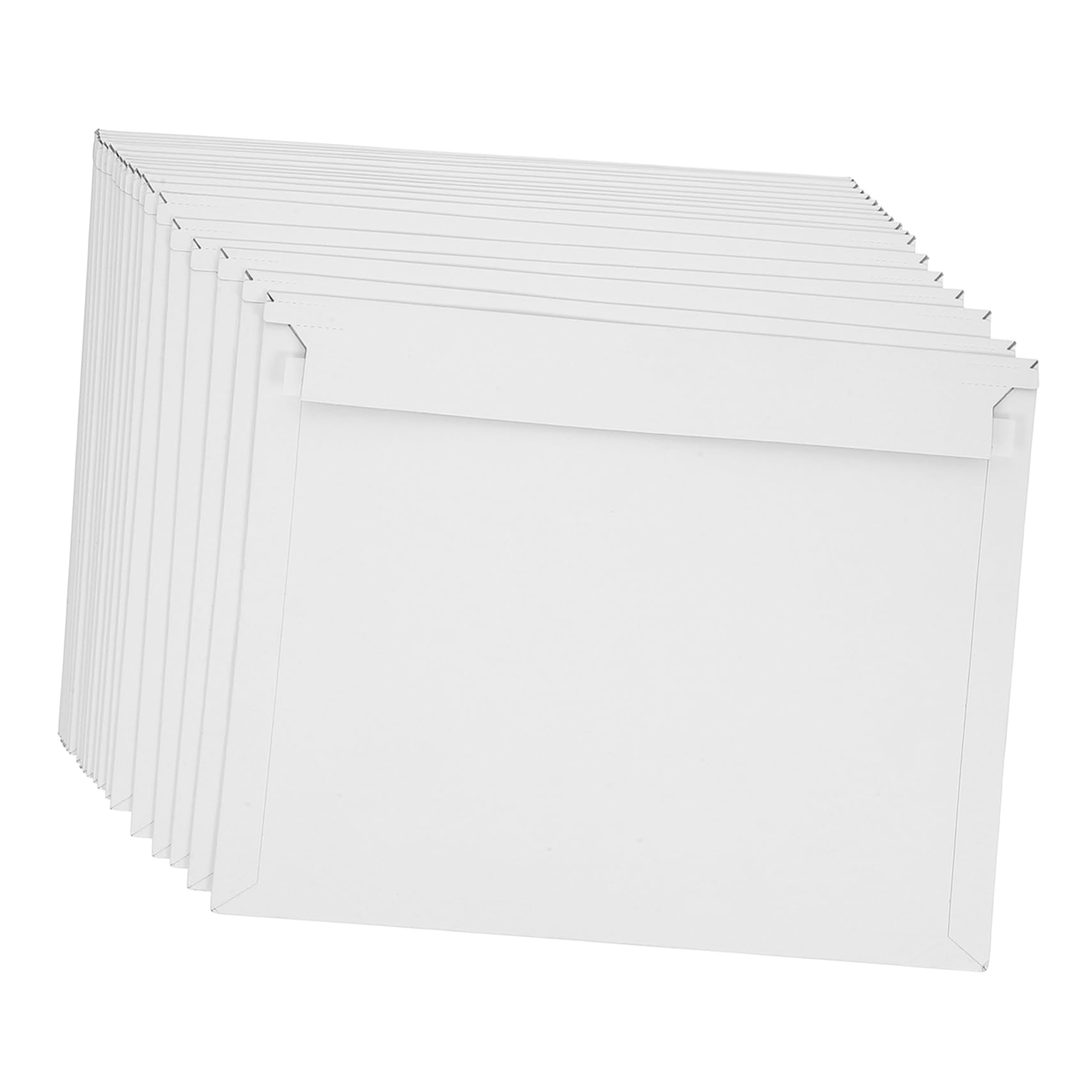 Buste per Spedizione 20 Pezzi Carta Bianca Autoadesive Rigide
