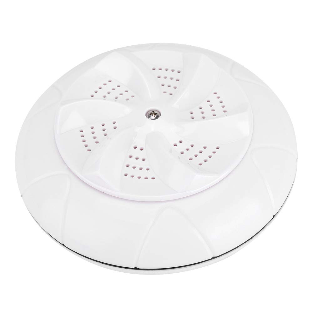 Housoutil Mini-Wasmachine Ultrasone Turbine Kleine Wasmachine Geluidsarm Wassen Turbo USB Opladen Draagbare Wasmachine Voor Ondergoed Reizen Kamperen (Wit