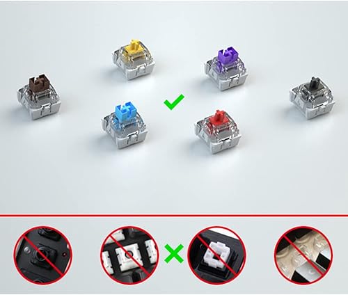 Miniatura 3 de Teclas - Tema de astronauta, altura de cereza, 142 teclas, material PBT, opaco