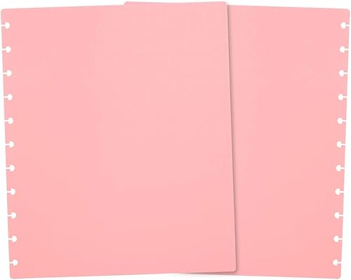 Vista 154 de Talia - Agenda personalizable con aros, (Fireworks Deep Lake, con discos Deep Lake, tamaño mediano (7.5 x 9.75 pulgadas).