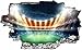 Produktbild DesFoli Fussball Stadion Spielfeld 3D Look Wandtattoo 70 x 115 cm Wanddurchbruch Wandbild Sticker Aufkleber C413