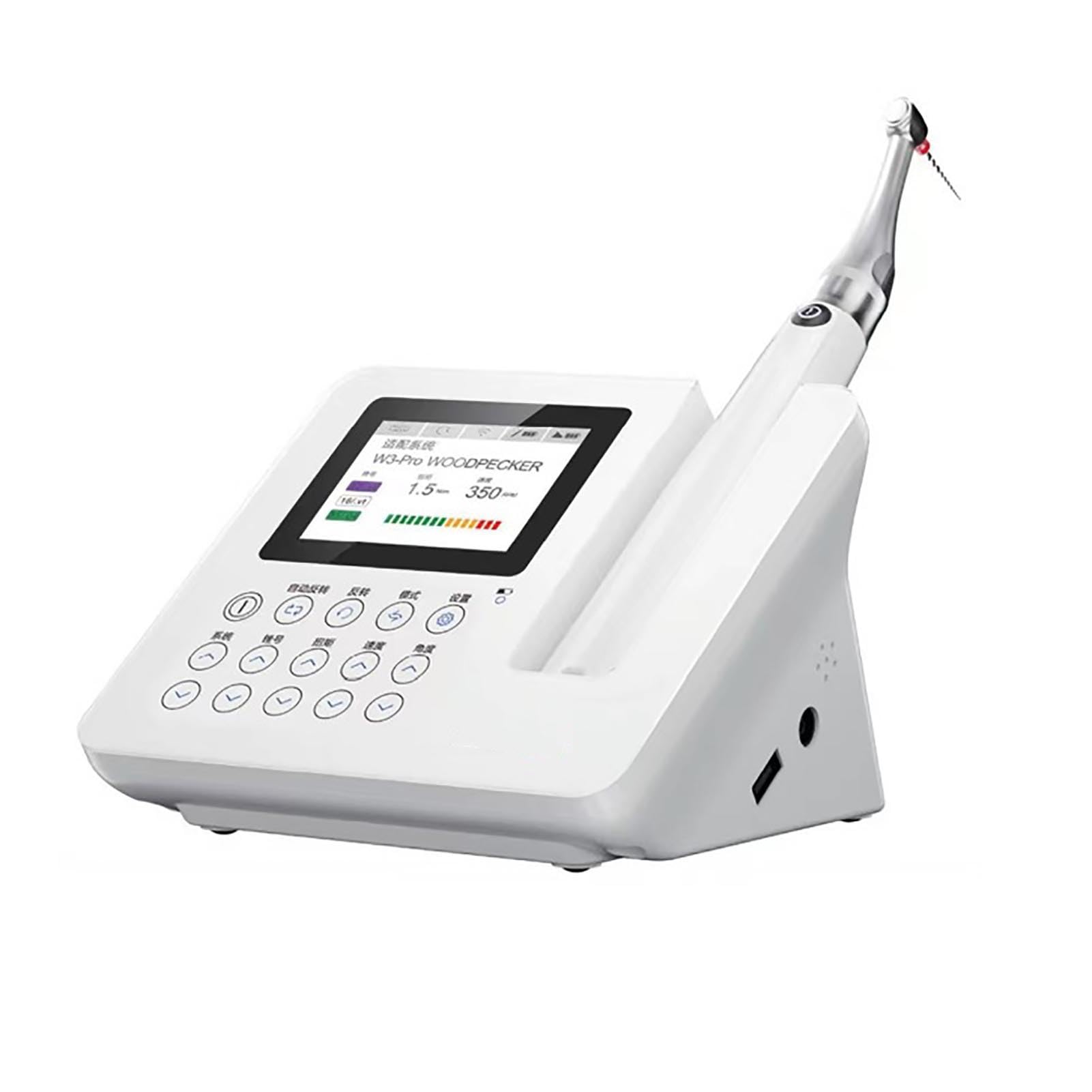 GOURIXIN Bezprzewodowy system endodoncji stomatologicznej, niski poziom hałasu | Silnik elektryczny Endo, konstrukcja 2 w 1, silnik bezszczotkowy, z oświetleniem LED/, do leczenia kanałowego