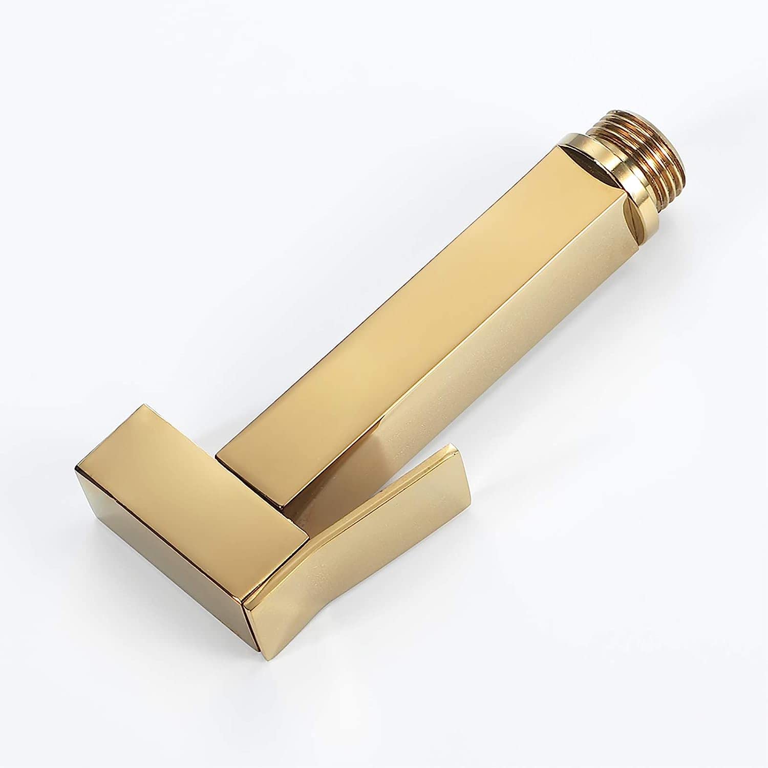 Handheld Bidet Sprayler do toalety, Titanium Gold Portable Tkanina Zestaw rozpylacza Mosiężne Bidet Zestaw opryskiwaczy z wąż prysznicowy i uchwyt na higienę osobistą, kąpiel zwierzak