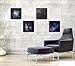 S-ANT–Outer Space Starlight Wall Painting Prints on Canvas Wall Decoration Wooden Frames Canvas 4pcs/Set