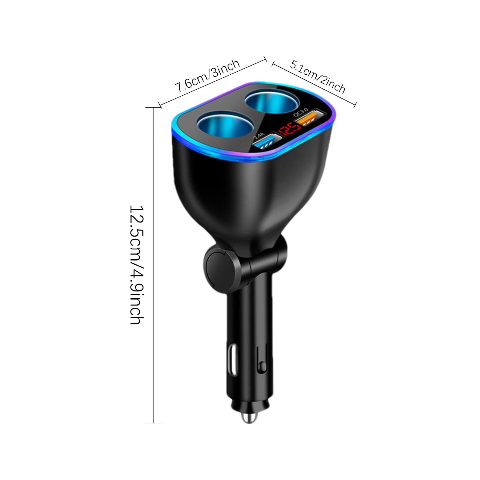 Caricabatteria Auto USB E Type-C - Doppia Porta 3.1A, Ricarica Rapida - Foto 5