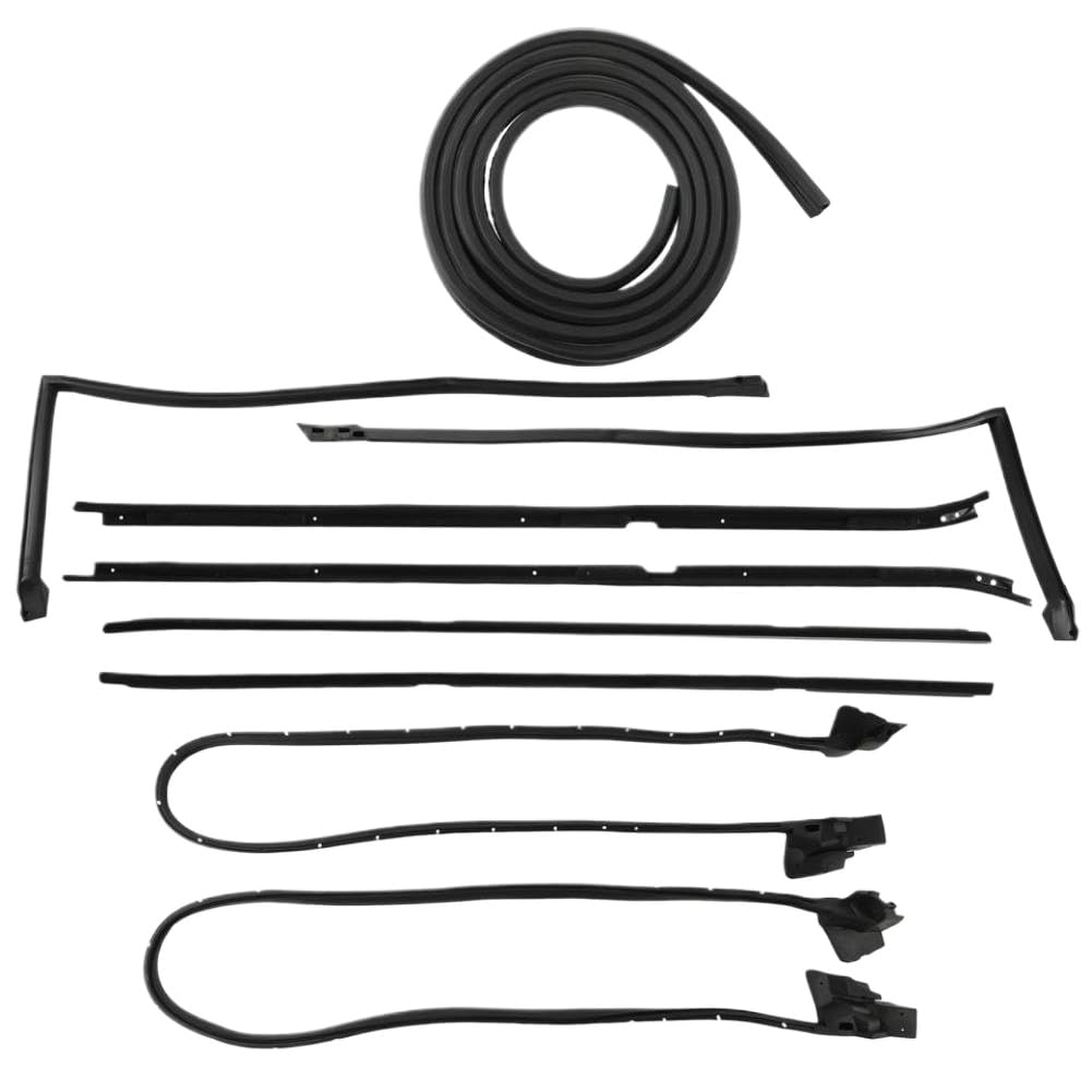 9 Pc Weatherstripping Seal Kit Compatible with Regal Cutlass 568979 1981 1988