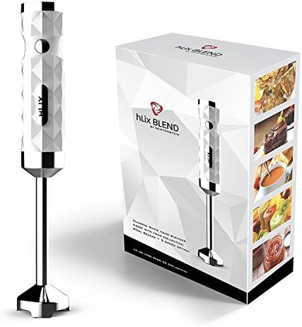 hLix BLEND - Diamond White hand blender 550W with food collection with 700ml Beaker + 5 speed option