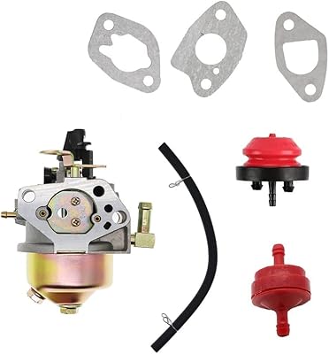 SAKITAM Carburetor & Primer Bulb Replaces for Mtd 951-14024A Lawn & Garden Equipment Engine Compatible with Huayi 178S & 178SA Carburetor