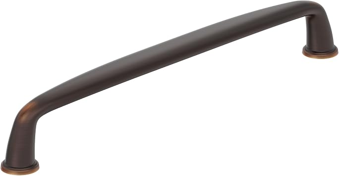 Amerock Kane 7-9/16 inch 192 mm Center-to-Center Oil-Rubbed Bronze Cabinet Pull, BP53808ORB