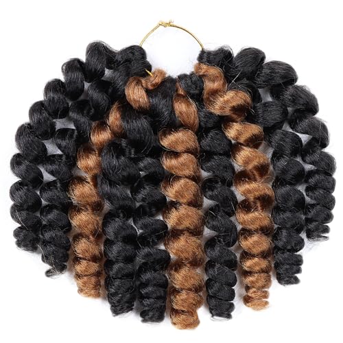 8 pacotes de cabelo jamaicano de crochê com 20 cm varinha de 20 c...
