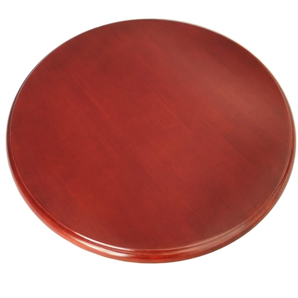 NILZA Plateau Rotatif en Bois Massif Lazy Susan Grande Plateau De Service Tournant Ornement Assiette De Service Plateau Rond Facile Nettoyer (Color : H, Size : 60cm/24in)