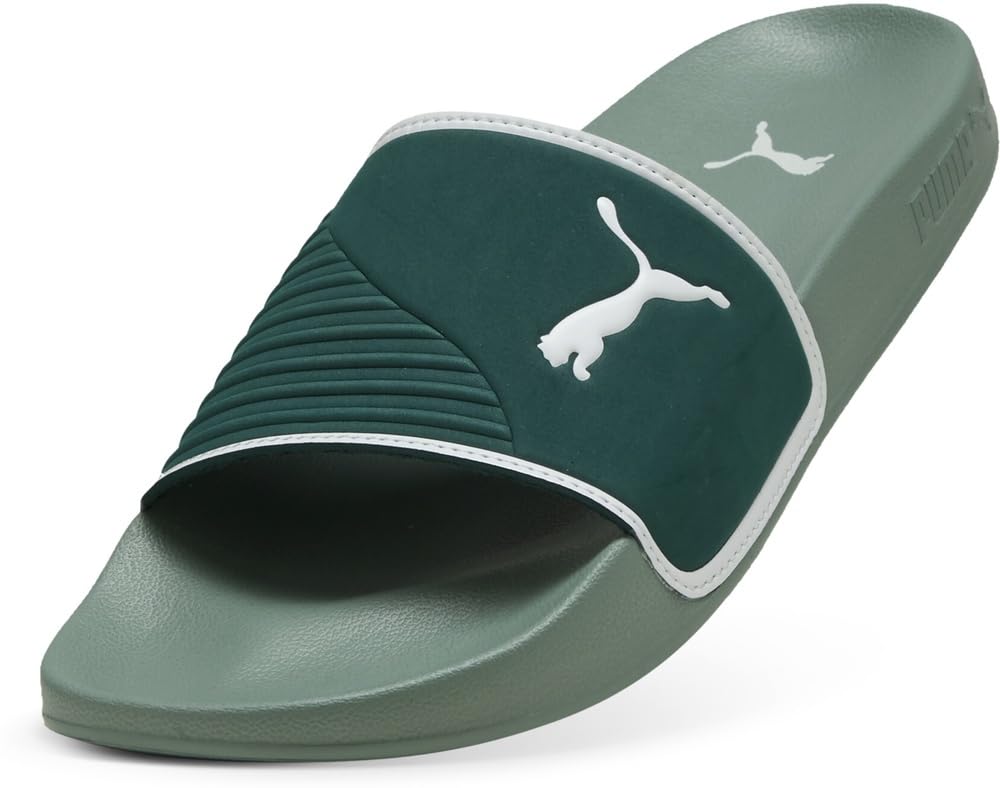 PUMA Sandały prysznicowe Leadcat 2.0 unisex, Ciemny mirt ciepły biały zielony księżyc, 49.5 EU