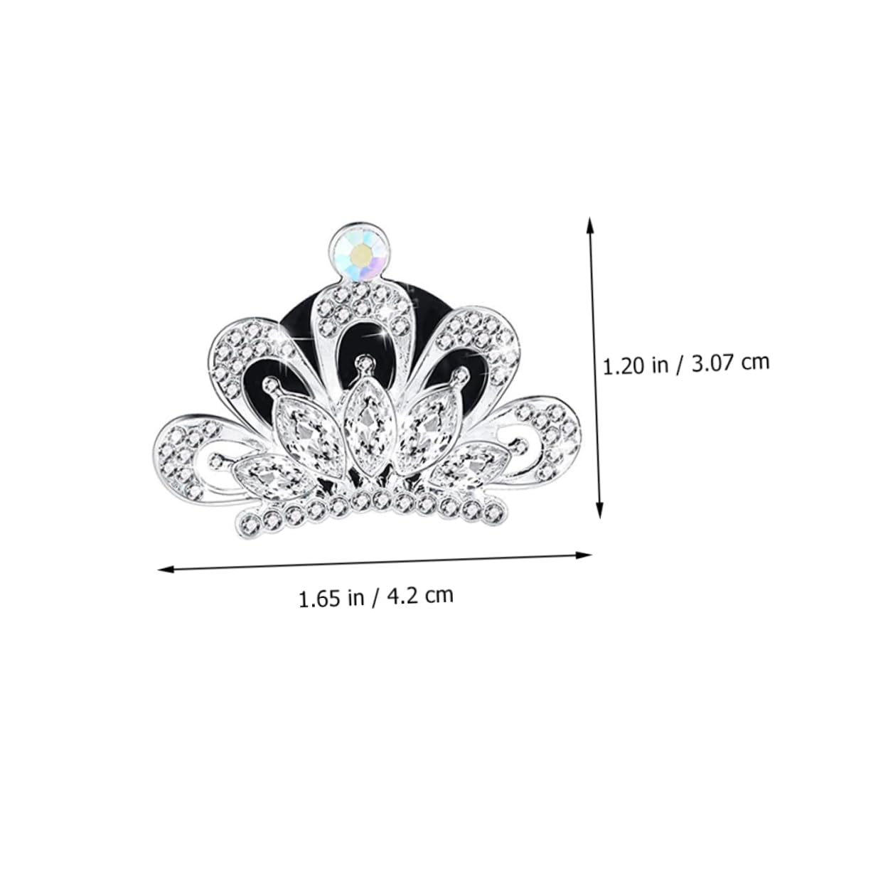 Gatuida 12stücke Rhinestone Krone Auto-duftclip Stilvolles -diffuser Für Auto-innenraum Installieren Elegantes Design Für Reisen Büro Zuhause