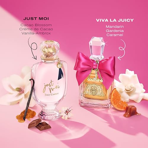 Image of Juicy Couture Just Moi Women's Perfume - Amber Vanilla Eau de Parfum - Sweet & Confident Fragrance for Day to Evening Wear - Long-Lasting