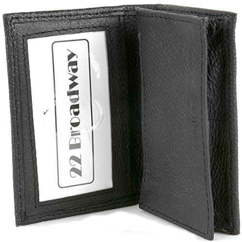 Leather Wallet Expandable Card Case Front Pocket Thin Slim ID Window Credit Card2