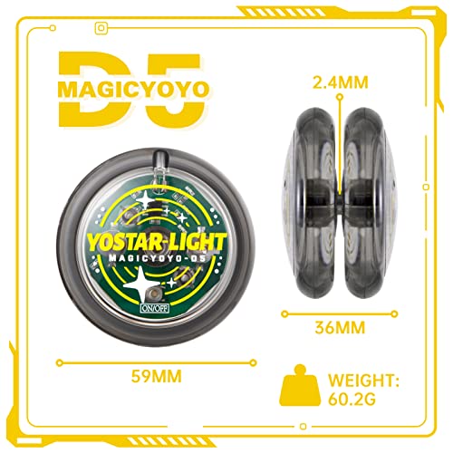 MAGICYOYO D5 LED Light Up Yoyo, Intermediate Level
