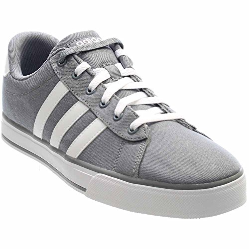 adidas NEO Men's SE Daily Vulc Lifestyle Skateboarding Shoe,Grey/White/Grey,10.5 M US