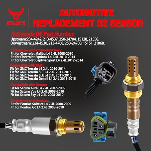 Sensor de Oxígeno Automotriz 2Pcs STZJAYE 234-4242 234-4530 miniatura 2