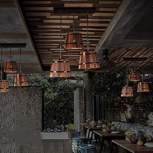 Plafond light creative rétro E27 et lustre industriel en métal pour déco bar