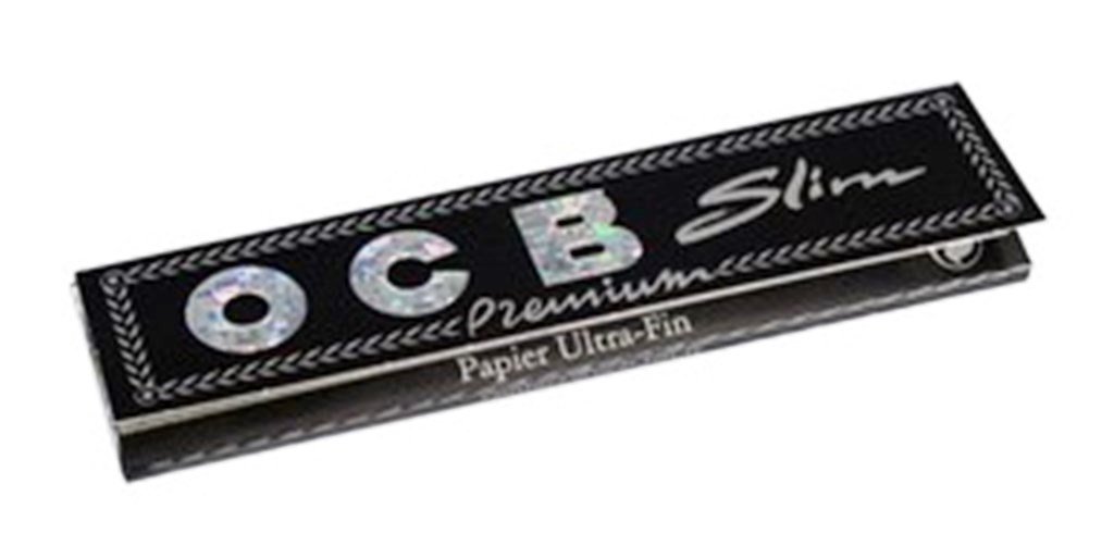 OCB Slim Premium Black King Size Rolling Paper - 10 Booklets by Trendz