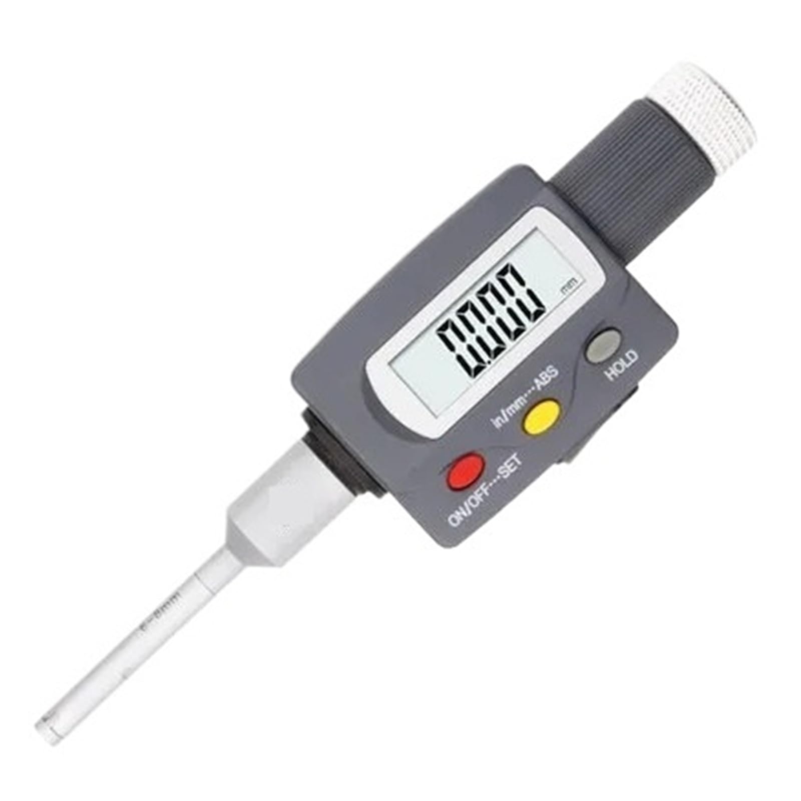 Innenmikrometer 0,001 mm, elektrisches digitales Dreipunkt-Innendurchmesser-Mikrometer mit LCD-Anzeige und Datenausgabe für wiederholbare Messungen(100-125mm)