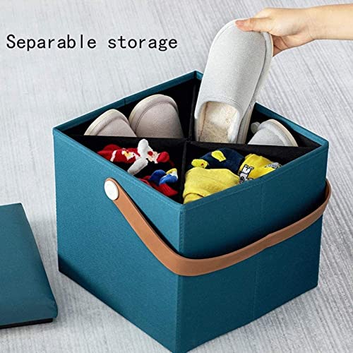 Tabouret de rangement carré pour optimiser les petits espaces du salon - 4