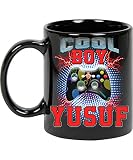 Maynard Ruiz Coffee Mug Coffee Mug Personalized Name Customized Mug with Name Cool Boy Yusuf Game Gift for Boy, Men Love Game 11oz Black Mug 061497 -  Printverse