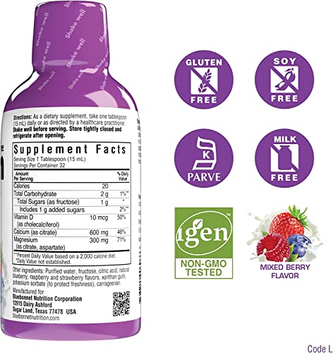 Lqd Calcium Magnesium Citrate (Mixed Berry) 2-Pack #TOP1