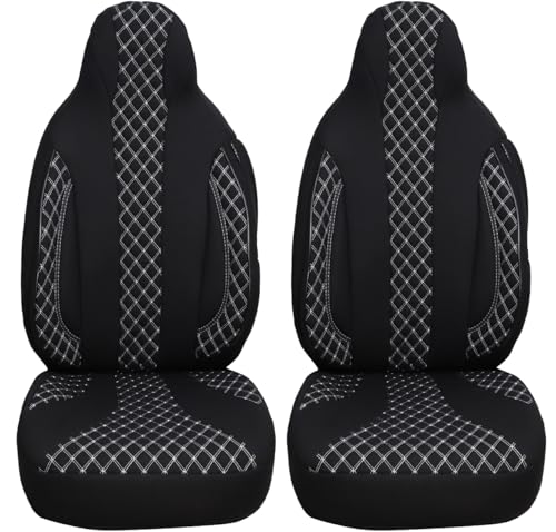 Housses de siège de voiture VW T6 T6.1 Multivan noires 2015-2021
