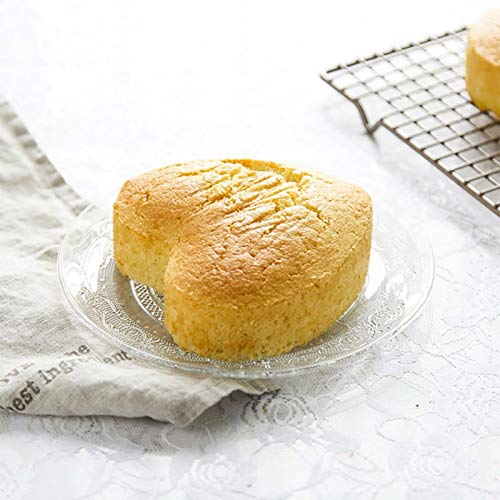 Wopodi Set Of 3 Mousse Cake Ring Mould, Heart Stainless Steel Cake Modelling Pastry Baking Tools Cake Baking Cake Decor Mold For Baking Mousse, Dough, Chocolate, Fondant, Donut And Muffins #TOP5