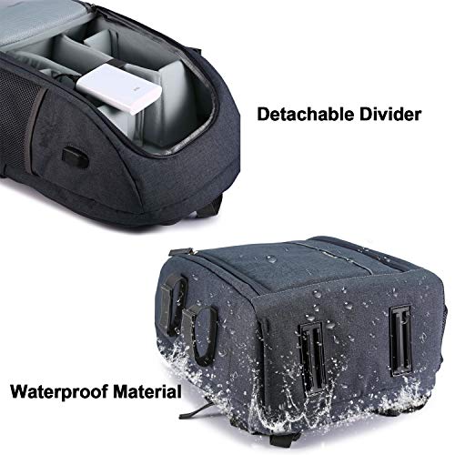 Selighting DSLR Kamerarucksack Fotorucksack Rucksack Kamera wasserdichte Kameratasche fur Canon Nikon Sony mit… – Bild 8
