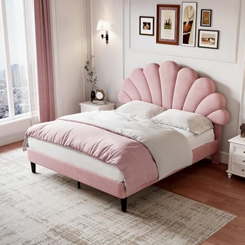 Home Treats Grey Double Ottoman Bed Curved | Winged Headboard Ottoman Storage Bed | Velvet Upholstered Bed Frame 4FT6 135 x 190 cm (Double, No Mattress)... 6 Home Treats Grey Double Ottoman Bed Curved | Winged Headboard Ottoman Storage Bed | Velvet Upholstered Bed Frame 4FT6 135 x 190 cm (Double, No Mattress)... - Image 6