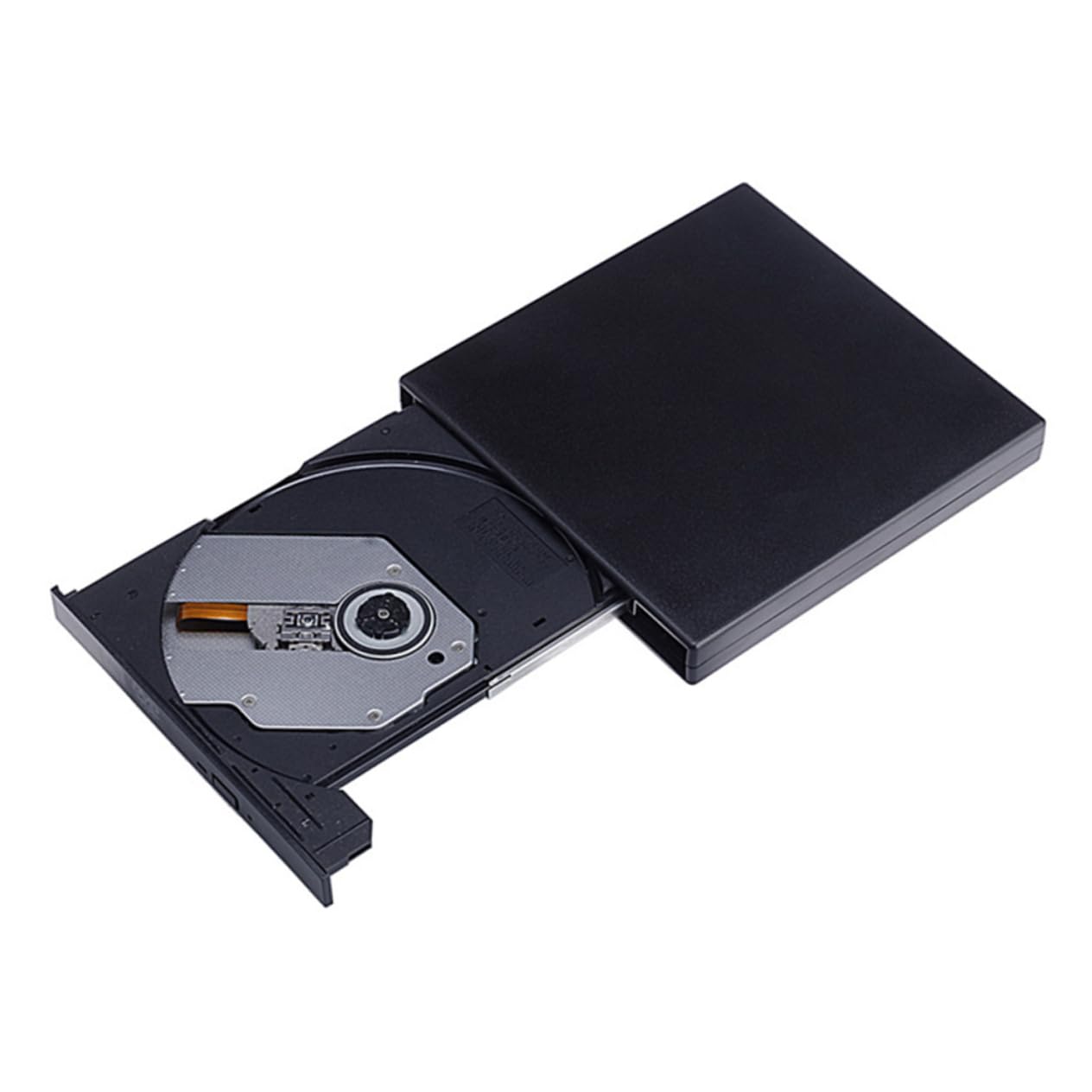 USB 2.0 External DVD/CD Burner Drive for Laptop Slim Portable CD Reader and Rewriter Compatible Black-picture-21