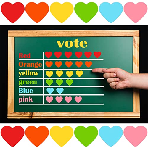 120 imanes decorativos de corazón para refrigerador miniatura 6