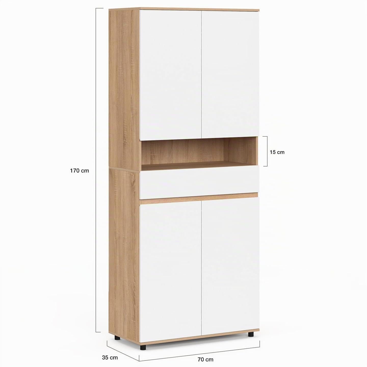 IDMarket - Meuble Colonne Salle de Bain TOMI
