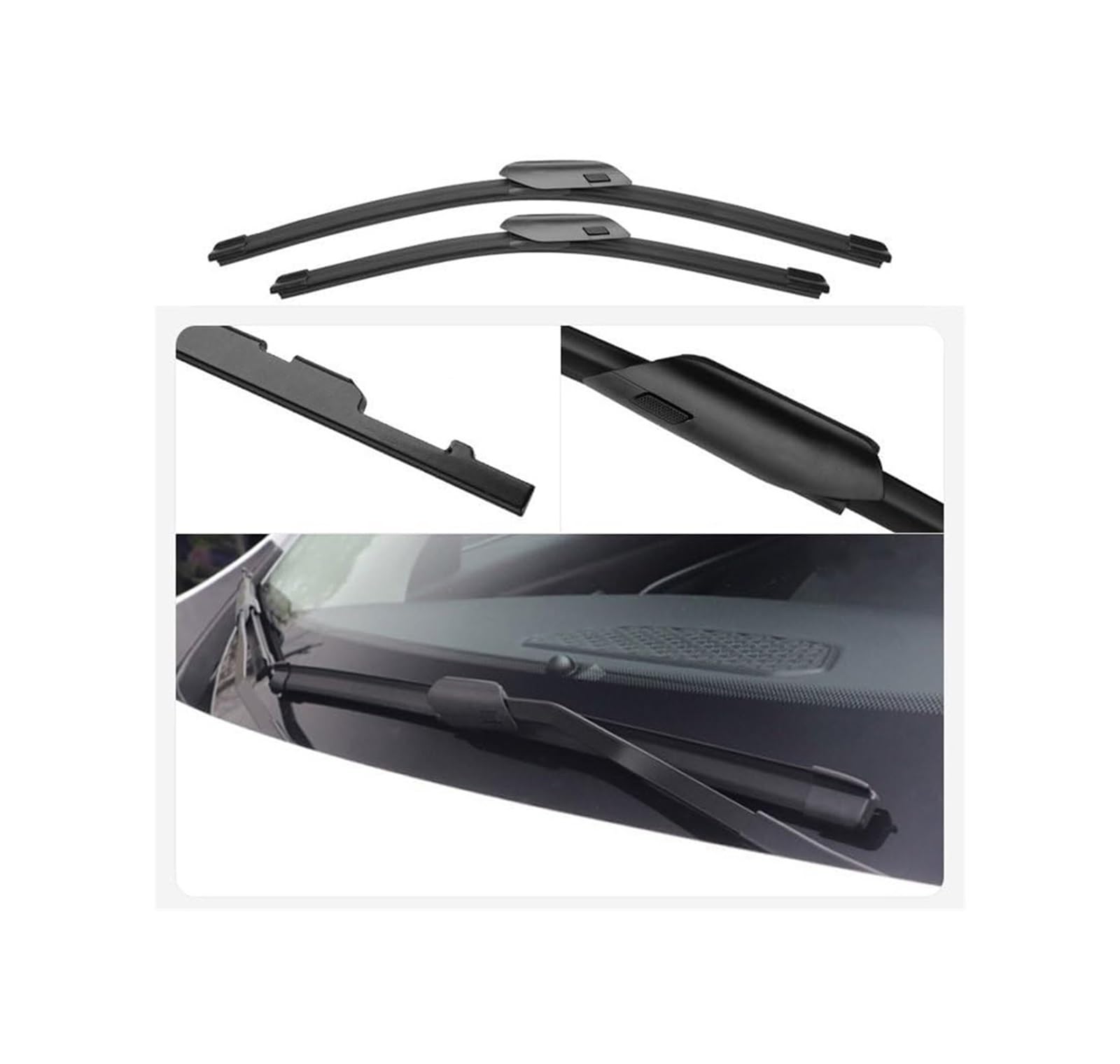 Auto Limpiaparabrisas Para Benz Clase C W206 S206 2021 2022 2023 C180 C200 C220d C300d C300 C400 22"+22" Escobillas Limpiaparabrisas Delanteras