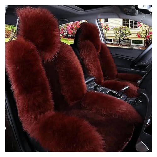 Housses de siège avant d'hiver en peluche douce, 1 pièce pour voiture