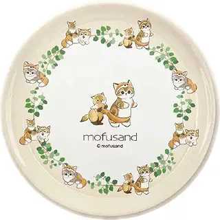メラミンプレート きつね MOFUSAND サイズ:約H200×W200mm