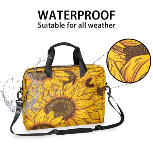 Bolsa para laptop con estampado floral para 13-16 pulgadas miniatura 2
