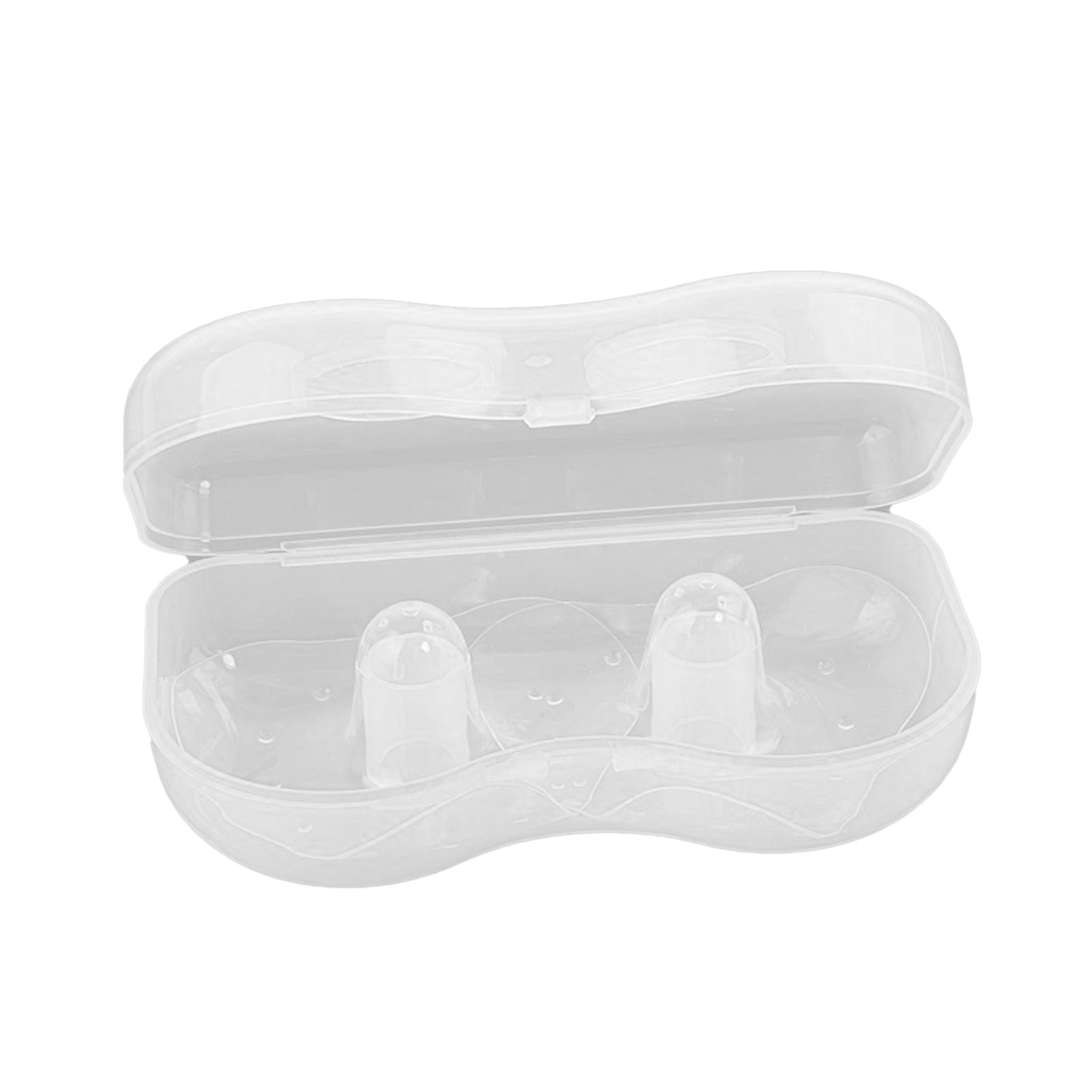 Generic Umgekehrte Brustwarzenhütchen, 1 Paar, Einzigartiger Brustwarzenhütchen mit Aussparungen, Hitzebeständig, Fördern die Mutter-Baby-Bindung, Lebensmittelechtes Silikon Zum Stillen für Säuglinge