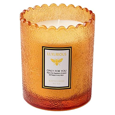 NIENLCIP Vela de Ámbar y Cedro en Frasco de Cristal Cover